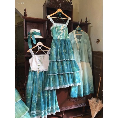 Everlasting Flower Pure Apricot Tree Top Skirts and JSKs(Pre-Order/Full Payment Without Shipping)